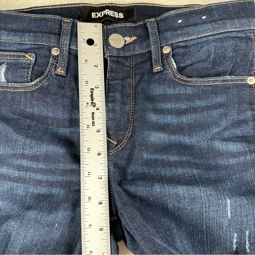 Express Super Skinny Mid Rise 4R - Picture 5 of 13